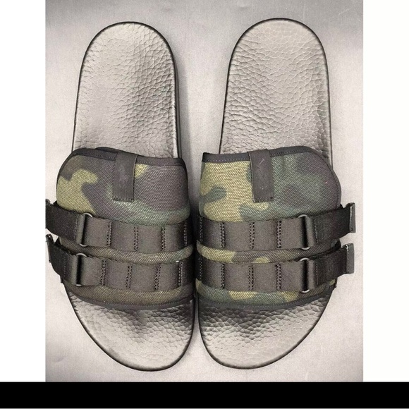 NEW Polo Ralph Lauren Sandals Utility Mesh Camo Slides...
